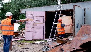 Демонтаж гаражей в Нововоронеже, цена от 1752 руб. – услуги под ключ от 2Землекопа-Нвв